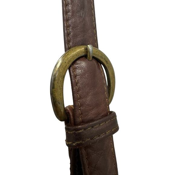 Village Tannery Purse Brown Leather Cross Body Designs by Sevestet NY - Picture 10 of 11